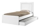 Ver imagem 2 de Cama Luara Solteiro Branca com Auxiliar e 2 Colchões Cambel
