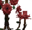 Ver imagem 5 de Lustre para Decoração de Quarto De Bebe Provençal Moderno Em Ferro - Vermelho