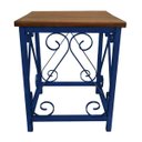 Ver imagem 1 de Mesinha Baixa Moderna para Quarto Infantil Decoração - Azul Del-Rey