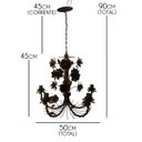 Ver imagem 2 de Luminária de Decoração Moderna para Quarto de Bebe com Rosinhas - Verniz