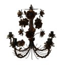 Ver imagem 1 de Luminária de Decoração Moderna para Quarto de Bebe com Rosinhas - Verniz