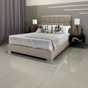 Ver imagem 4 de Cama Clássica Almofadada Berlim Linho Rbl com Cabeceira:casal/bege