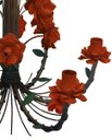 Ver imagem 5 de Luminária Decorativa de Flores para Sala Grande - Laranja