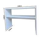 Ver imagem 3 de Aparador Para Bebidas Sala Bar Pequeno Moderno Em MDF