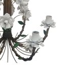 Ver imagem 4 de Luminária Decorativa de Flores para Sala Grande - Branco