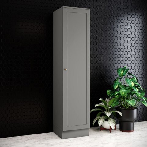 Paneleiro 1 Porta com 5 Prateleiras 50cm Americana Henn