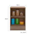 Ver imagem 5 de Balcão de Cozinha 58cm 1 Porta com Tampo Etna Carvalho Oak/off White - Poliman
