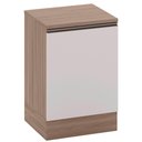 Ver imagem 1 de Balcão de Cozinha 58cm 1 Porta com Tampo Etna Carvalho Oak/off White - Poliman