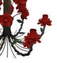Ver imagem 5 de Luminária Decorativa de Flores para Sala Grande - Vermelho