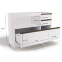 Ver imagem 3 de Balcão de Cozinha Modulado Maxxi G746 1 Porta e 4 Gavetas S/ Tampo 120cm Canela - Kappesberg