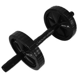 Roda de Exercícios Abdominais Dupla - Preto - Muvin - 1