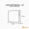 Capa Case Notebook 14 I Love Travel - 2