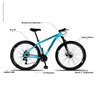 Bicicleta Aro 29 Quadro 19 Alumínio 21 Marchas Freio a Disco Mecânico - Dropp - Azul/Preto - 3
