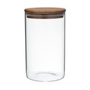 Ver imagem 1 de Pote Hermético Vidro Boro C- Tampa de Bambu 1 L Mimo Style