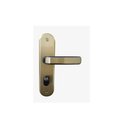 Ver imagem 2 de Kit Porta de Madeira Maciça com Visor Lado Direito 210x80cm Imbuia Allo Esquadrias