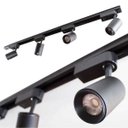 Ver imagem 1 de Trilho Eletrificado 1m + 4 Spots 7w 3000k Bivolt Preto