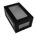 Ver imagem 1 de Arandela 5 Vidros Para Lâmpada E27 Luminária Preta