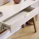 Ver imagem 3 de Aparador para Sala com Gaveta Riveira Off White Clb