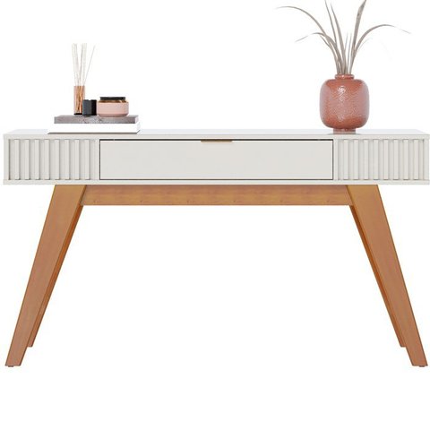 Aparador para Sala com Gaveta Riveira Off White Clb