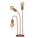 Ver imagem 2 de Abajur Retro - Luminária de Mesa para 3 Lâmpadas - Ideal para Sala - Cobre