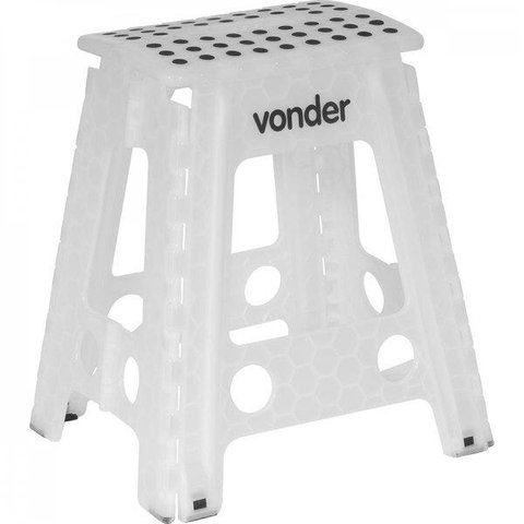 Banqueta Plástica Dobrável 450mm Vonder