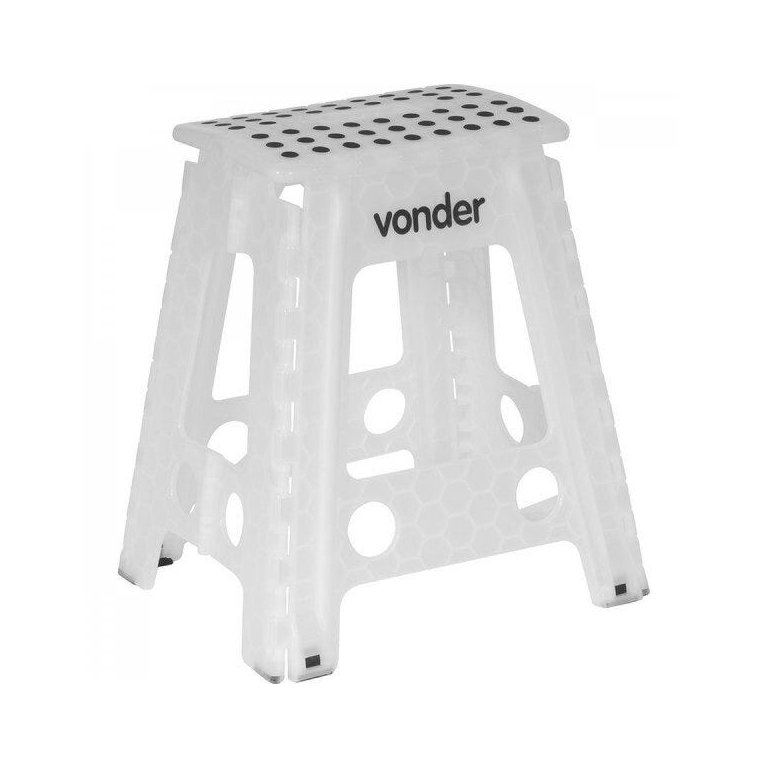 Banqueta Plástica Dobrável 450mm Vonder