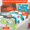 Jogo de Cama Infantil Lepper Mundo Bita Solteiro 3 Peças Microfibra Branco - 3