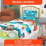 Jogo de Cama Infantil Lepper Mundo Bita Solteiro 3 Peças Microfibra Branco - 8