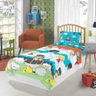Jogo de Cama Infantil Lepper Mundo Bita Solteiro 3 Peças Microfibra Branco - 2