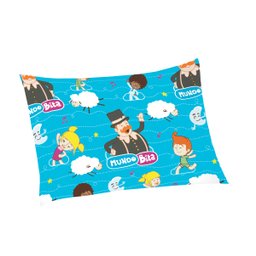 Jogo de Cama Infantil Lepper Mundo Bita Solteiro 3 Peças Microfibra Branco - 3