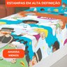 Jogo de Cama Infantil Lepper Mundo Bita Solteiro 3 Peças Microfibra Branco - 5