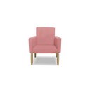 Ver imagem 2 de POLTRONA NINA DECORATIVA SALA E ESCRITORIO:rosa