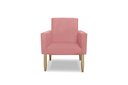 Ver imagem 2 de POLTRONA NINA DECORATIVA SALA E ESCRITORIO:rosa