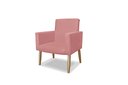 Ver imagem 1 de POLTRONA NINA DECORATIVA SALA E ESCRITORIO:rosa