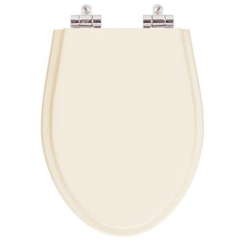 Assento Sanitario com Amortecedor Victoria Bone (bege Claro) para Vaso Ideal Standard