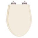 Ver imagem 1 de Assento Sanitario com Amortecedor Victoria Bone (bege Claro) para Vaso Ideal Standard