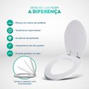 Ver imagem 5 de Assento Sanitario com Amortecedor Victoria Bone (bege Claro) para Vaso Ideal Standard