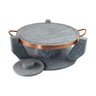 Churrasqueira Gourmet Fondue de Pedra Sabão Grande 32 Cm - 4