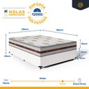 Ver imagem 3 de Cama Box com Colchão de Molas Ensacadas D'Angelis Classic Viúva 128 cm
