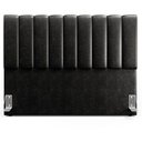 Ver imagem 2 de Kit Cabeceira Cama Box Queen 160cm Calçadeira Baú Dália W01 Couríssimo Preto - Lyam Decor