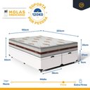 Ver imagem 3 de Cama Box Baú com Colchão de Molas Ensacadas Anjos Classic Super King 193cm