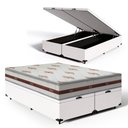 Ver imagem 1 de Cama Box Baú com Colchão de Molas Ensacadas Anjos Classic Super King 193cm