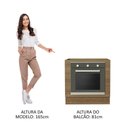 Ver imagem 4 de Balcão para Forno de Embutir 80 X 60 Cm sem Tampo Rustic Glamy, Stella Madesa Rustic