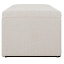 Ver imagem 3 de Recamier Calcadeira Bau 90 Cm Dalia Linho Champagne Artte Champagne