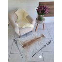 Ver imagem 5 de Tapete de Couro Pele Pequena Bezerro Cinza