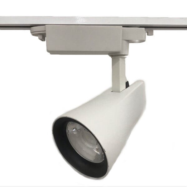 Spot LED Orientável para Trilho Eletrificado 30W Branco 310 Bivolt 3000K - 1
