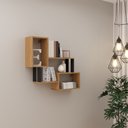 Ver imagem 1 de Nicho Retangular 100% Mdf Estilo Industrial F25 Freijó Preto Fosco Dalla Costa