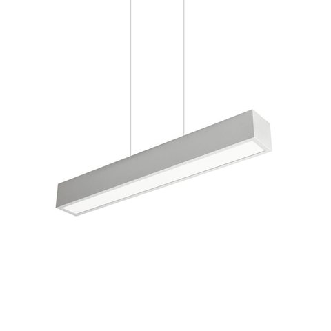 Lustre Pendente Newline Sobrepor V 466 LED Bivolt Branco 3000K Luz Amarela