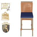 Ver imagem 4 de Mesa Bistrô e 2 Banquetas Roma Fendi Corda Náutica Estofado 10 Trama Original
