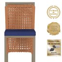 Ver imagem 3 de Mesa Bistrô e 2 Banquetas Roma Fendi Corda Náutica Estofado 10 Trama Original
